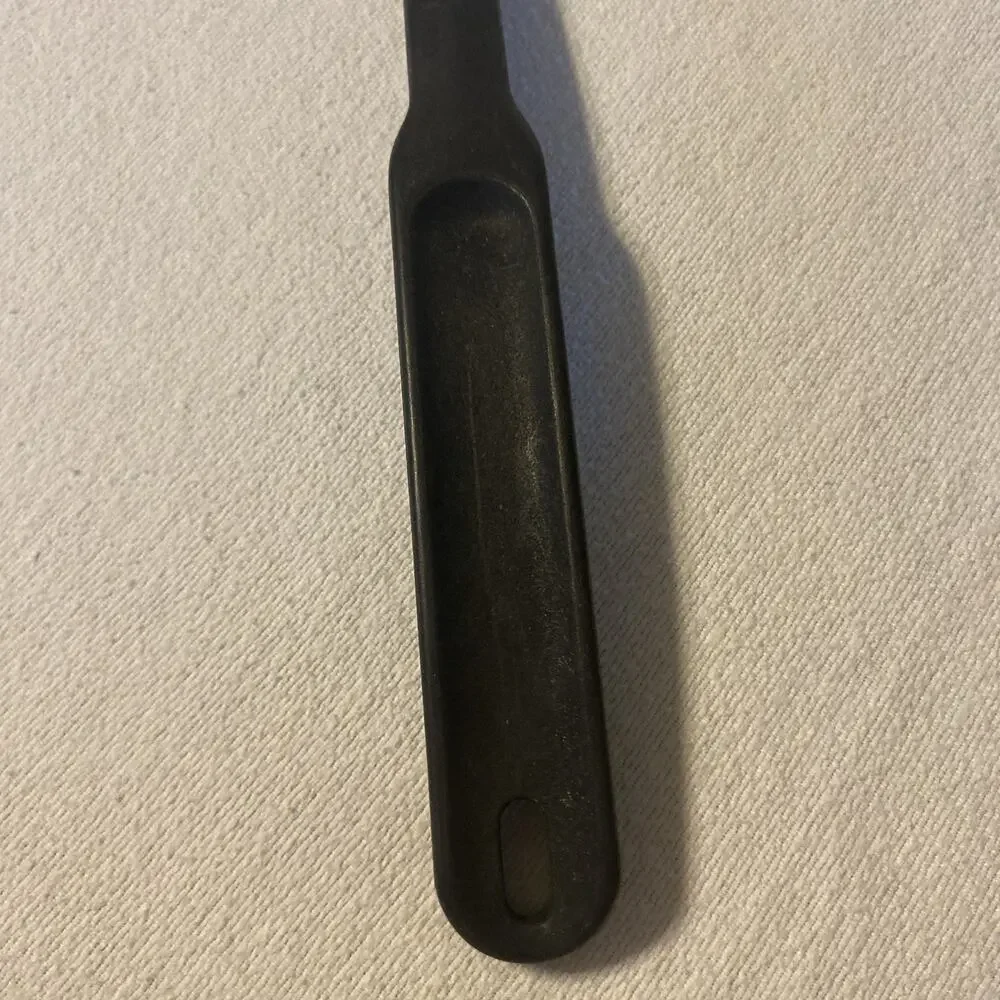 Pampered Chef Pasta Spoon Slotted Black Nylon Cooking Spoon 428° Spaghetti #2319